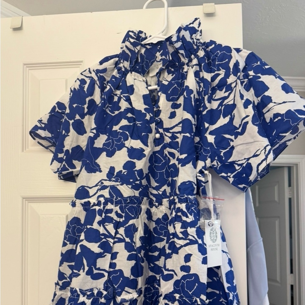 Tuckernuck Blue and White Floral Dress